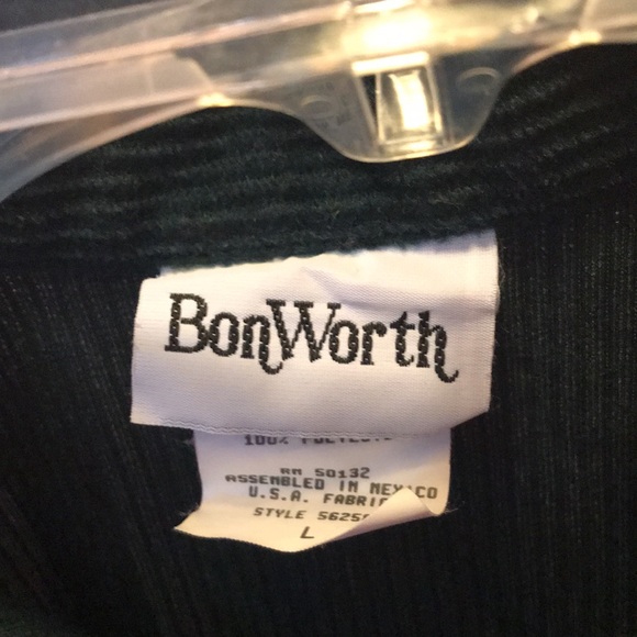 BonWorth large dark green button-up for women - Picture 2 of 3